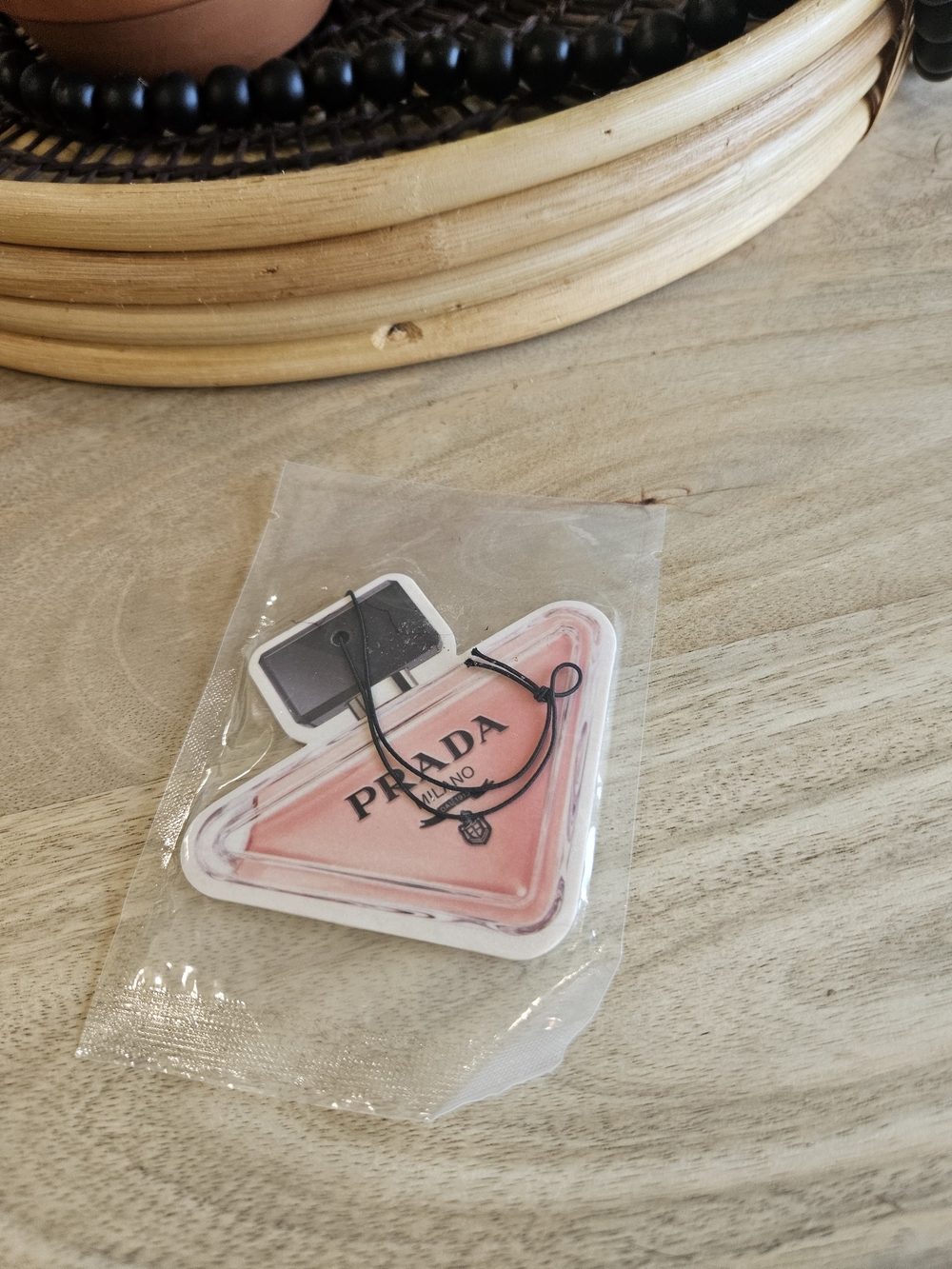Prada Milano Pink Triangle Bottle Air Freshener - Picture 3 of 4